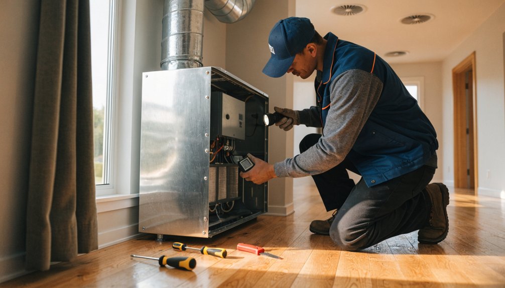 ducted heating system inspection