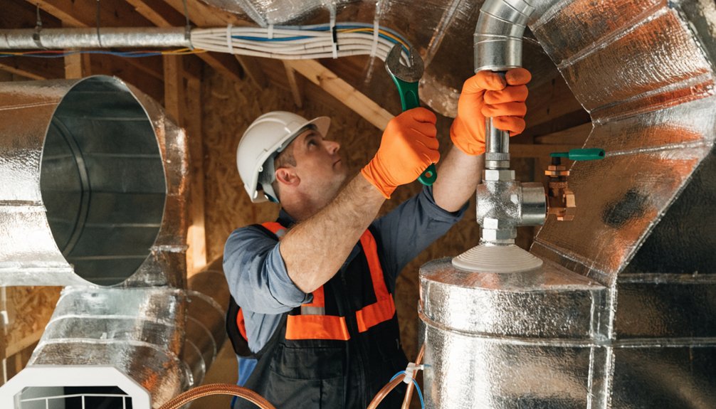 comprehensive ducted heating installation