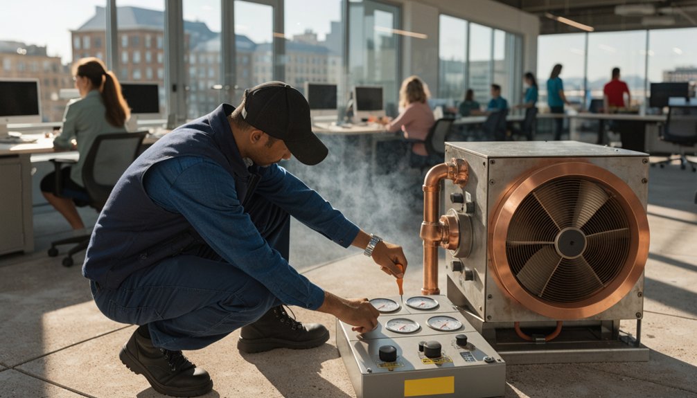 early detection of heating issues