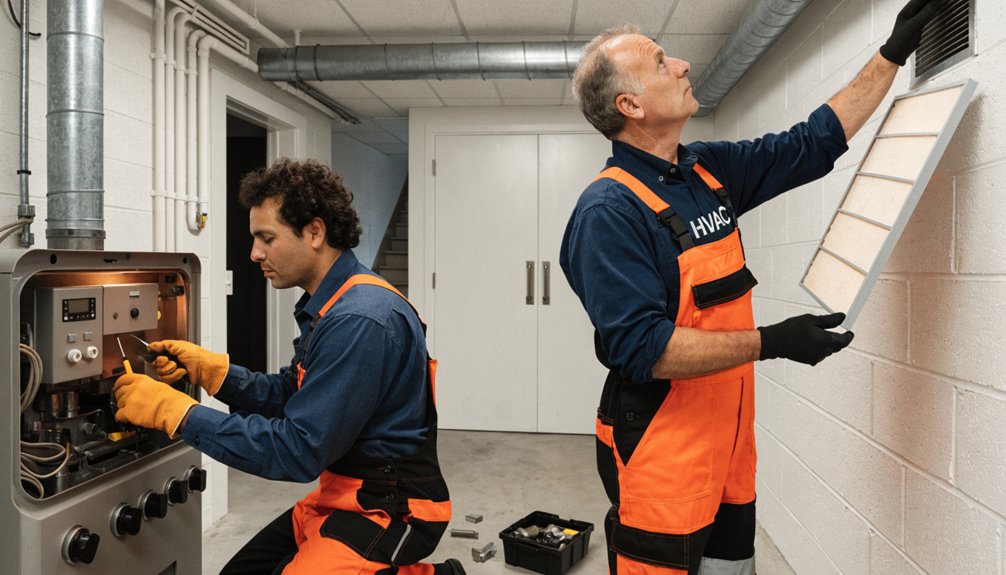 heating maintenance versus repairs