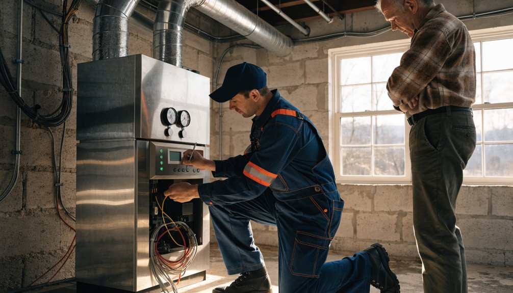 heating service warning signs