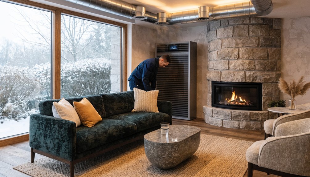 year round heating and cooling