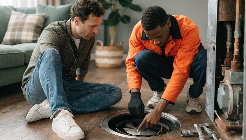 repair versus replace ducted heating